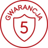 Gwarancja 5 lat na bezawaryjną pracę głowicy ikorpusu baterii