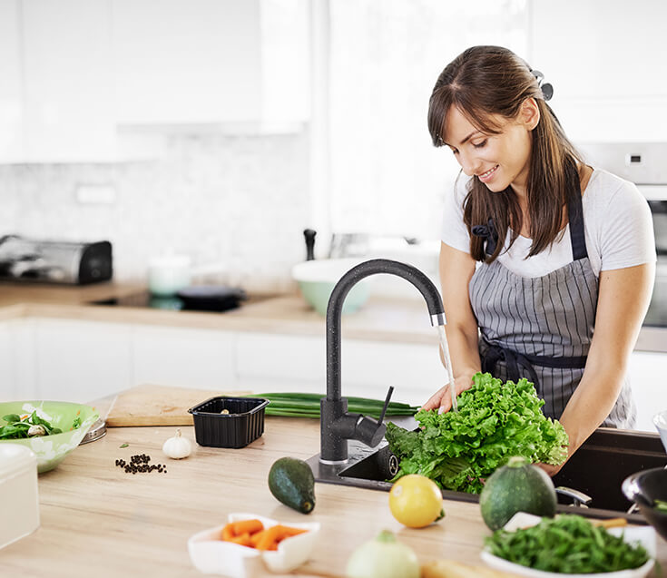 Blat kuchenny z baterią