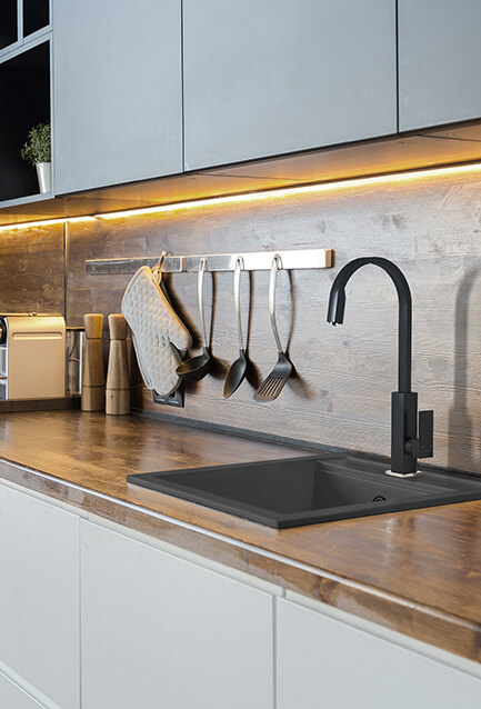 Blat kuchenny z baterią