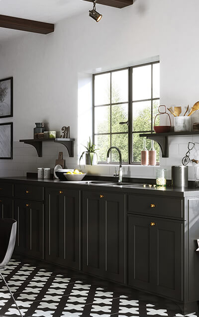 Blat kuchenny z baterią